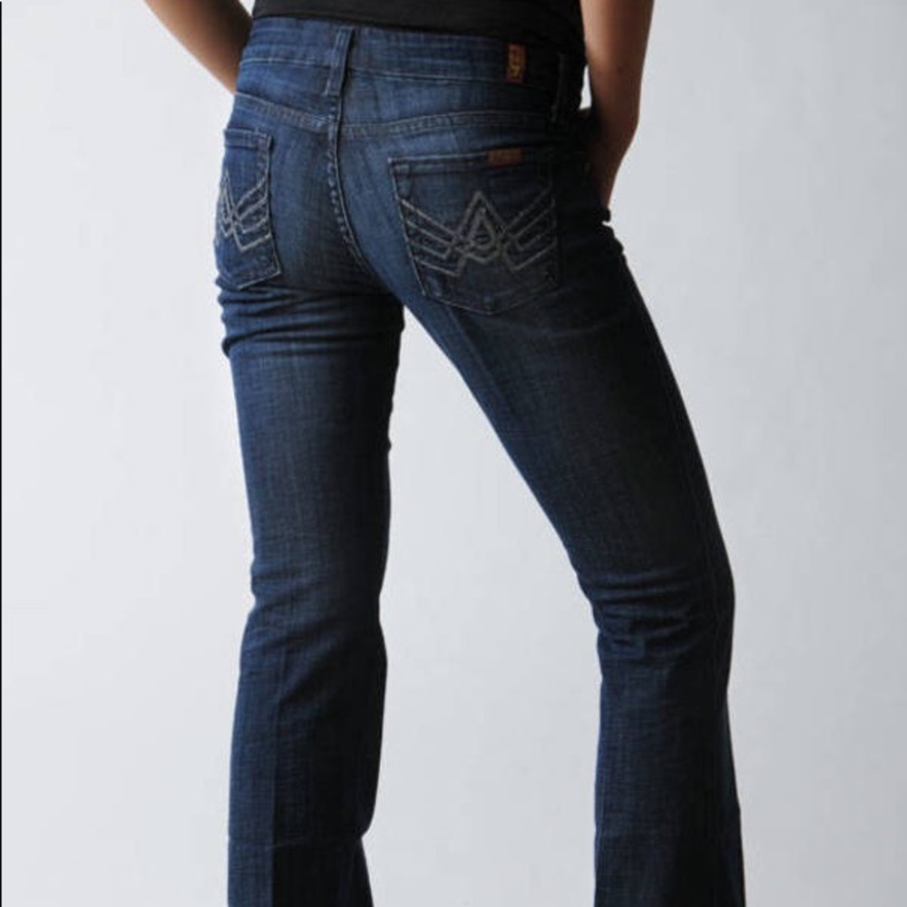7 for All Mankind blue jeans